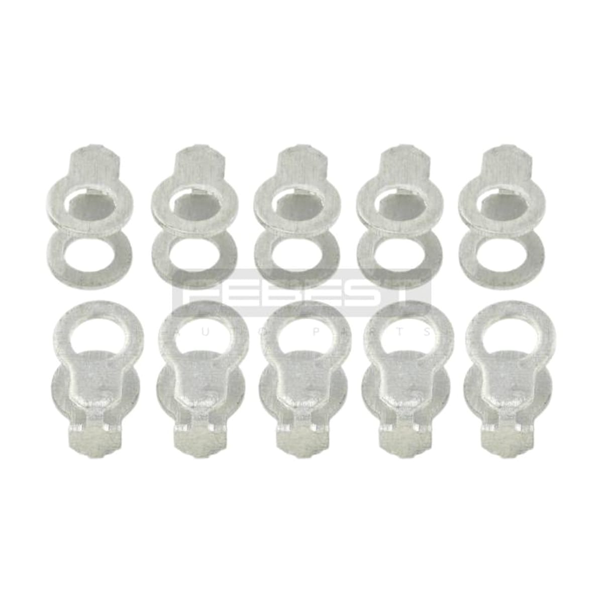 FEBEST Кольцо уплотнительное форсунки впрыска топлива (10 шт. в упаковке) RINGFL006PCS10 (прав/лев)
