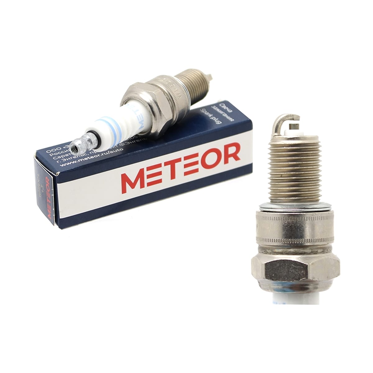 METEOR Свеча зажигания Renault Laguna 98-01 / ГАЗ 3110 Волга 97-04 (ZMZ4062/ZMZ409/F3R/TB42E/A3E/L11/LA2/F12S3)