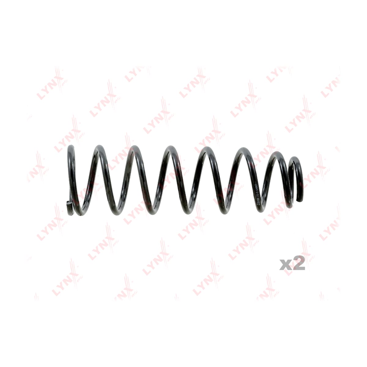 LYNXAUTO Пружина подвески передняя