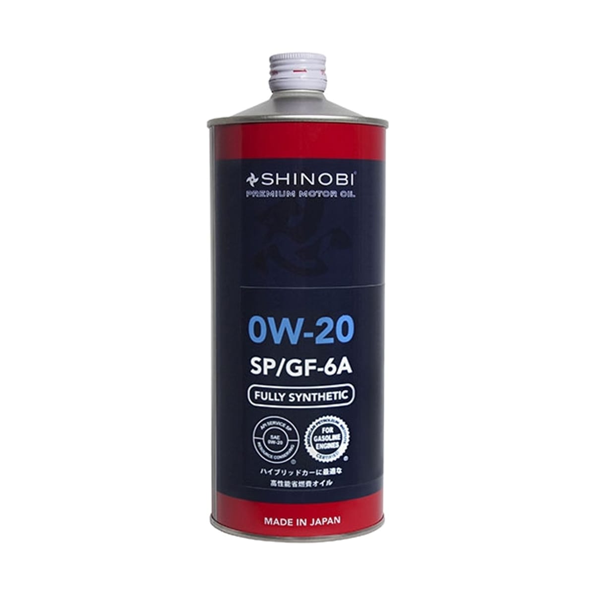 Деталь Масло моторное синтетическое SHINOBI SP/GF-6A 0W-20 1L SHINOBI