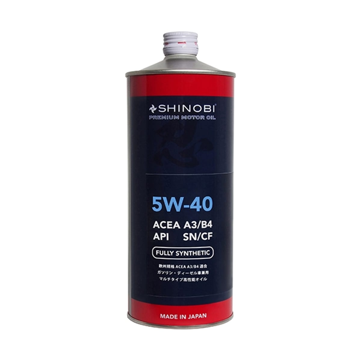 Масло моторное SHINOBI 5W-40 A3/B4 SN/CF 1л SH0037