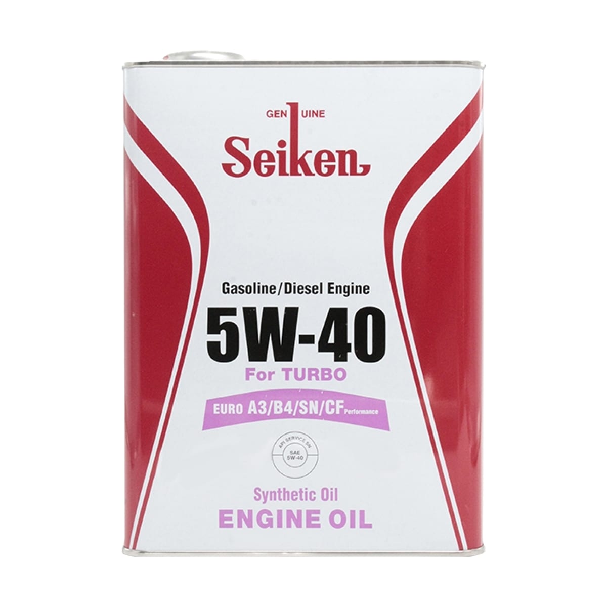 Деталь Масло моторное SEIKEN SYNTHETIC A3/B4/SN/CF 5W-40 4л SEIKEN