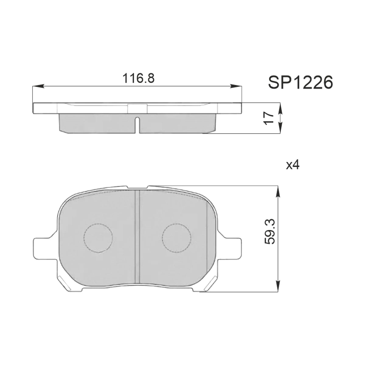 HI-Q/SANGSIN BRAKE Колодки тормозные (Спереди) Lexus RX 97-06 / Toyota Camry 96-02