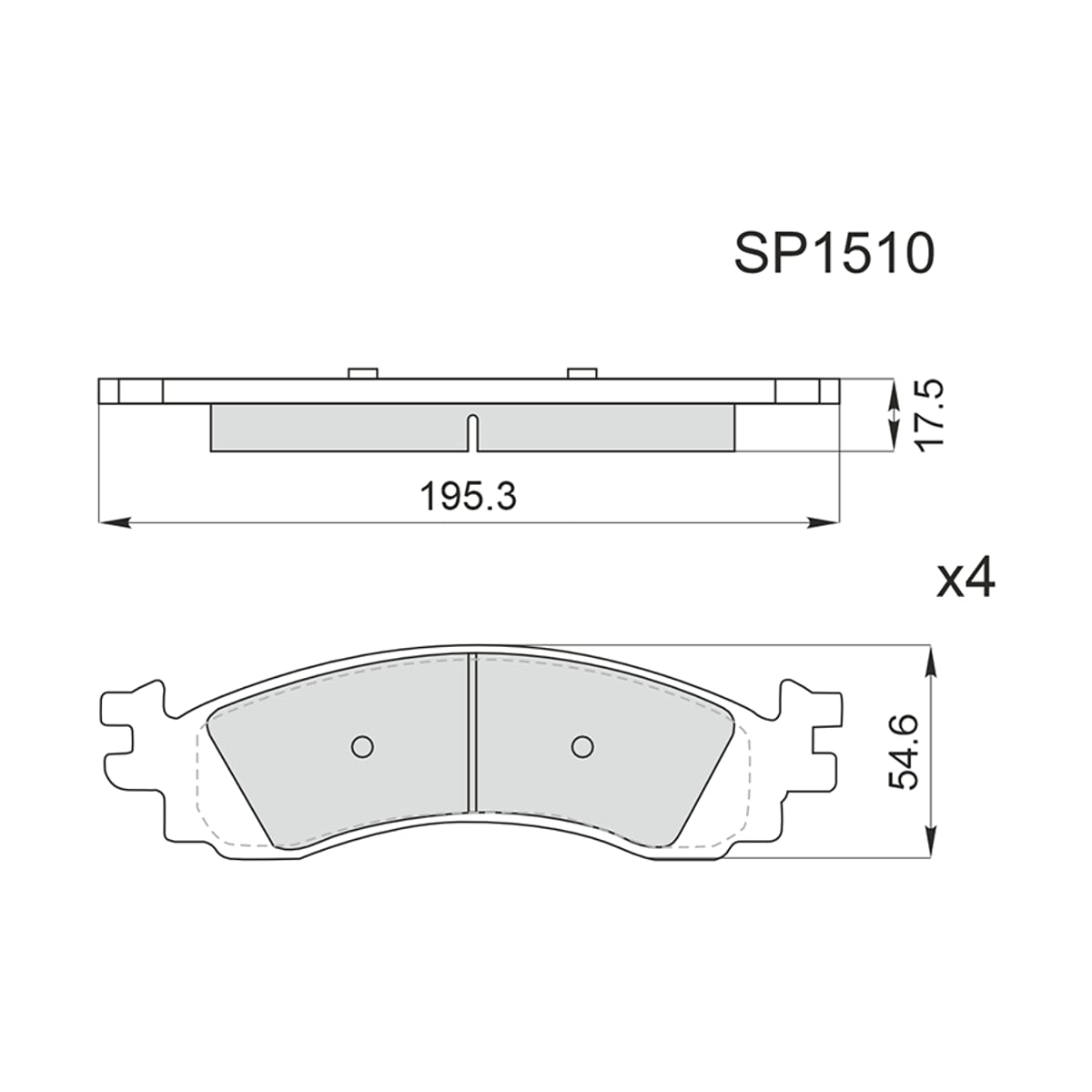 HI-Q/SANGSIN BRAKE Колодки тормозные (Спереди) Ford Explorer 05-11