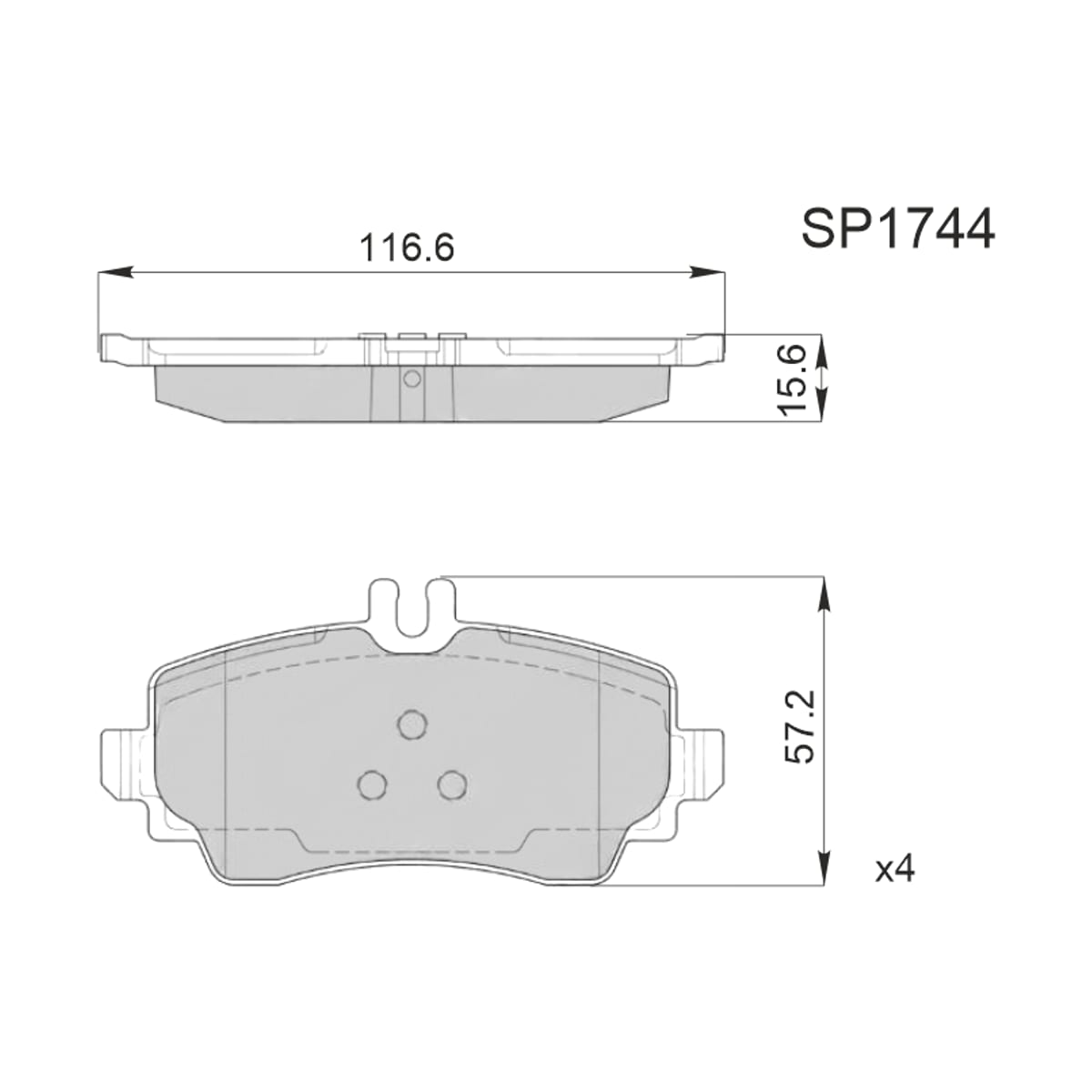 HI-Q/SANGSIN BRAKE Колодки тормозные (Спереди) Mercedes-Benz A-Class 97-04