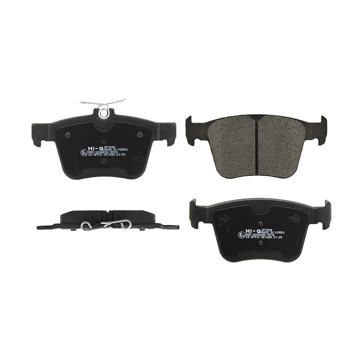 HI-Q/SANGSIN BRAKE Колодки тормозные (Сзади) Audi A3 12-19 / Q3 18