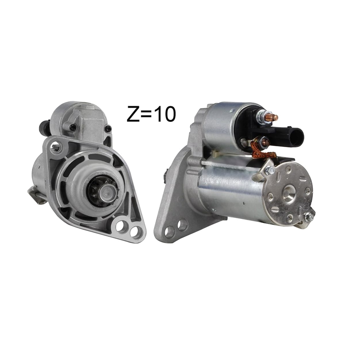 SAT Стартер Audi A3 03-13 / Skoda Octavia 00-13 (1,1 kW/ Z=10/ восстановленный (вылит бендикса 53mm))