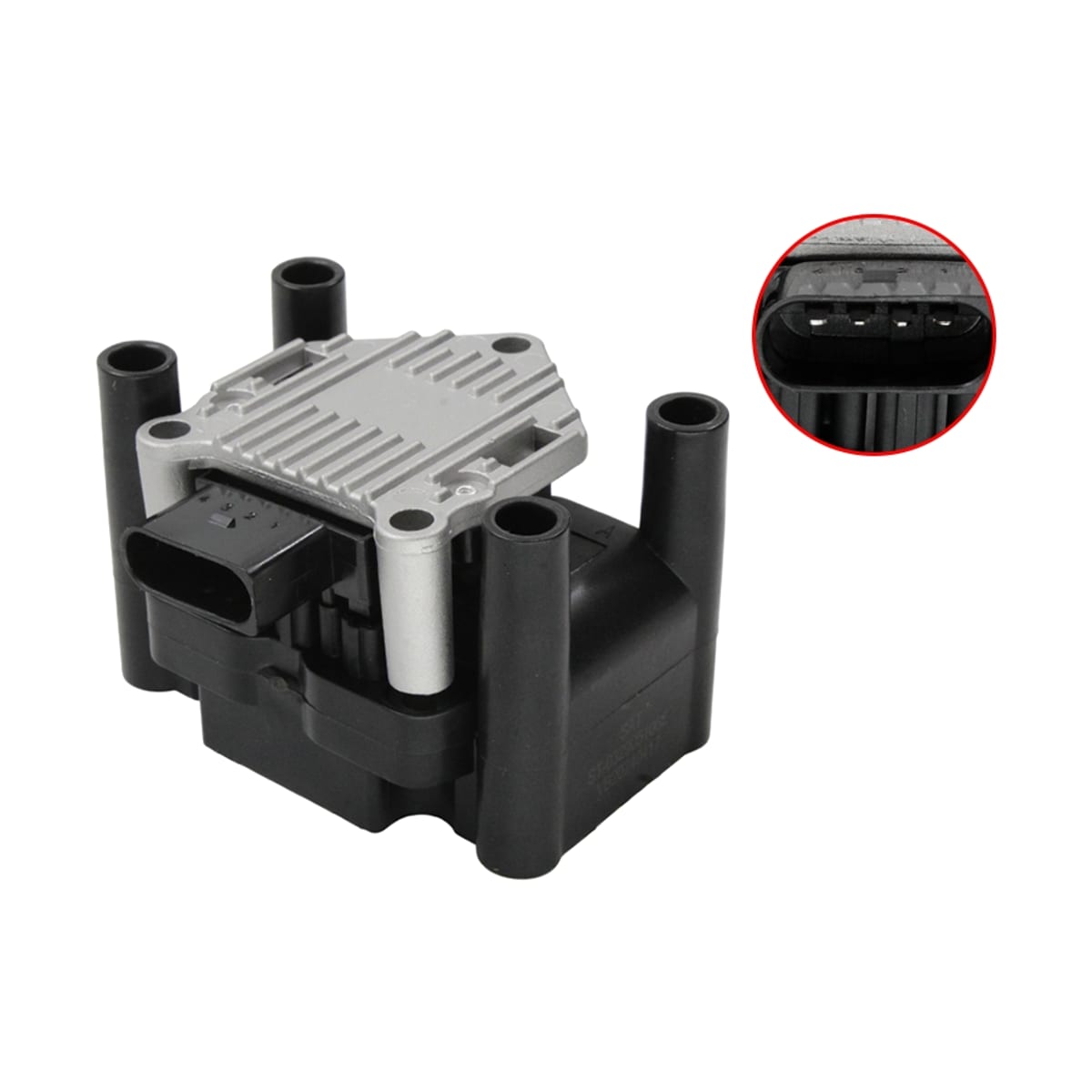 SAT Катушка зажигания Audi A3 96-13 / A4 00-09 BGU;BSE;BSF (Модуль)