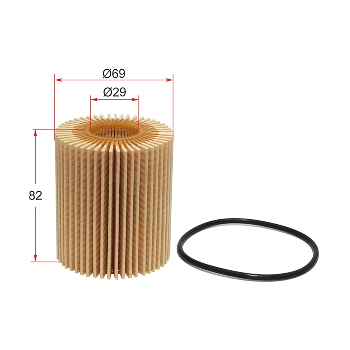 SAT Фильтр масляный Toyota Avensis (T250,T270) 03-18 / Corolla 06-13