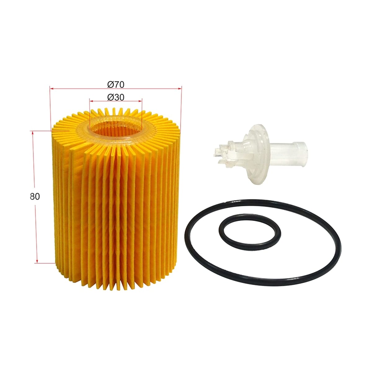 SAT Фильтр масляный Toyota Avensis (T250,T270) 03-15 / Corolla 06-13