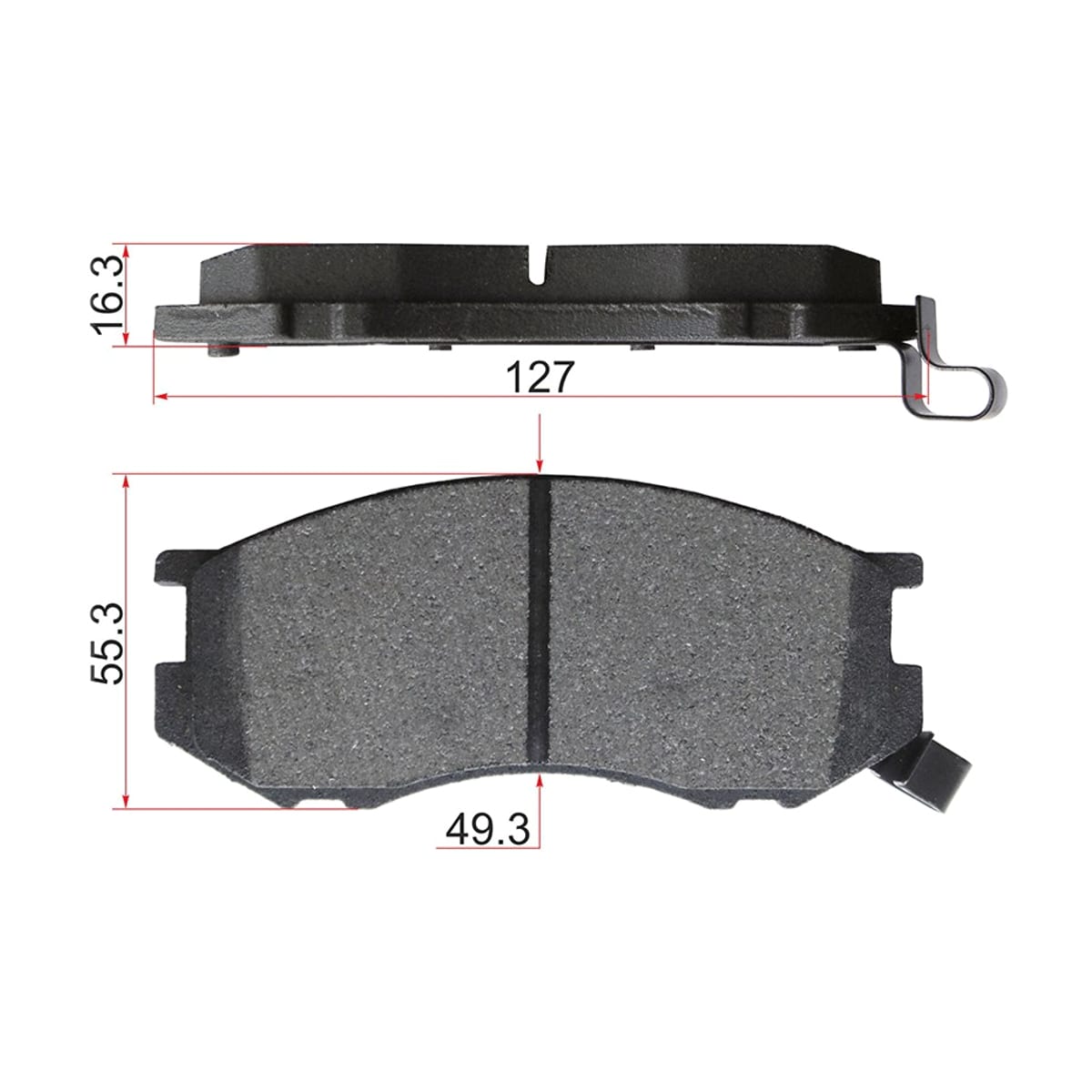 SAT Колодки тормозные (Спереди) Toyota Lite Ace 96-07 / Lite Ace Noah 96-01
