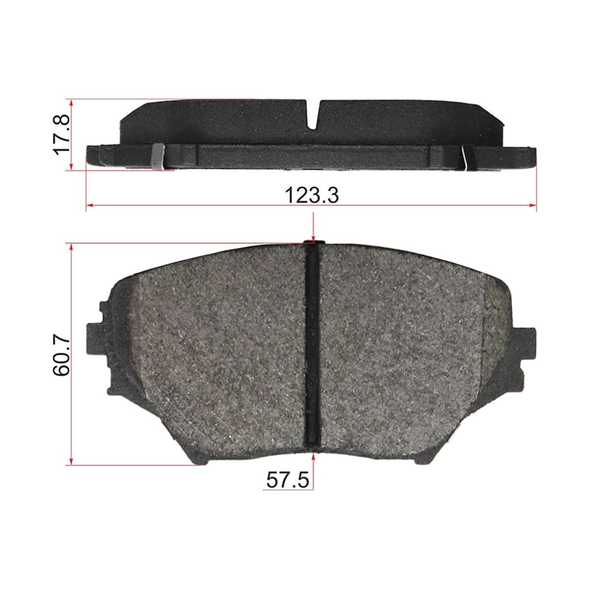 SAT Колодки тормозные (Спереди) Toyota RAV4 (CA20) 00-05