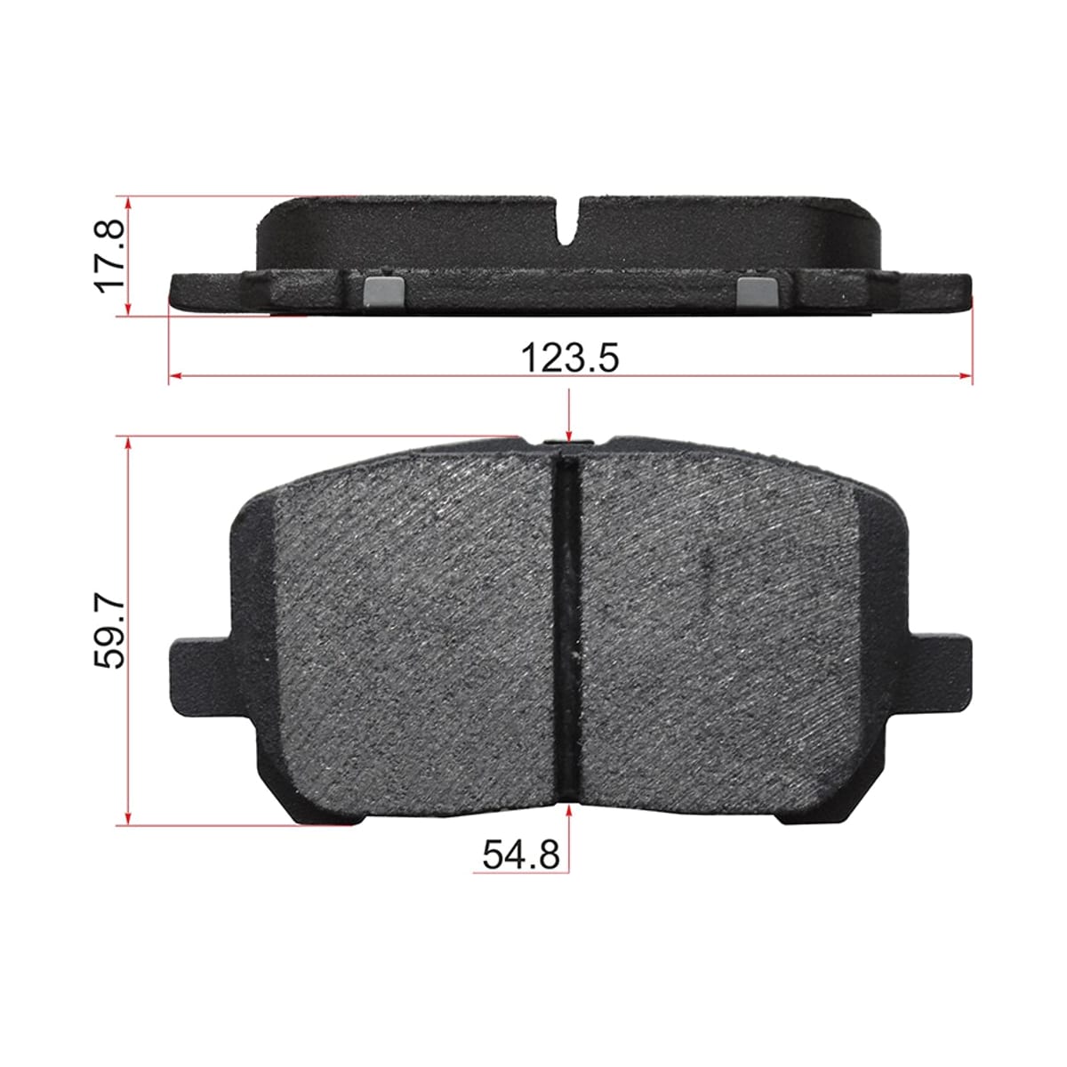 SAT Колодки тормозные (Спереди) Toyota Ipsum (ACM20) 01-09 / Noah 01-07 ST0446544050