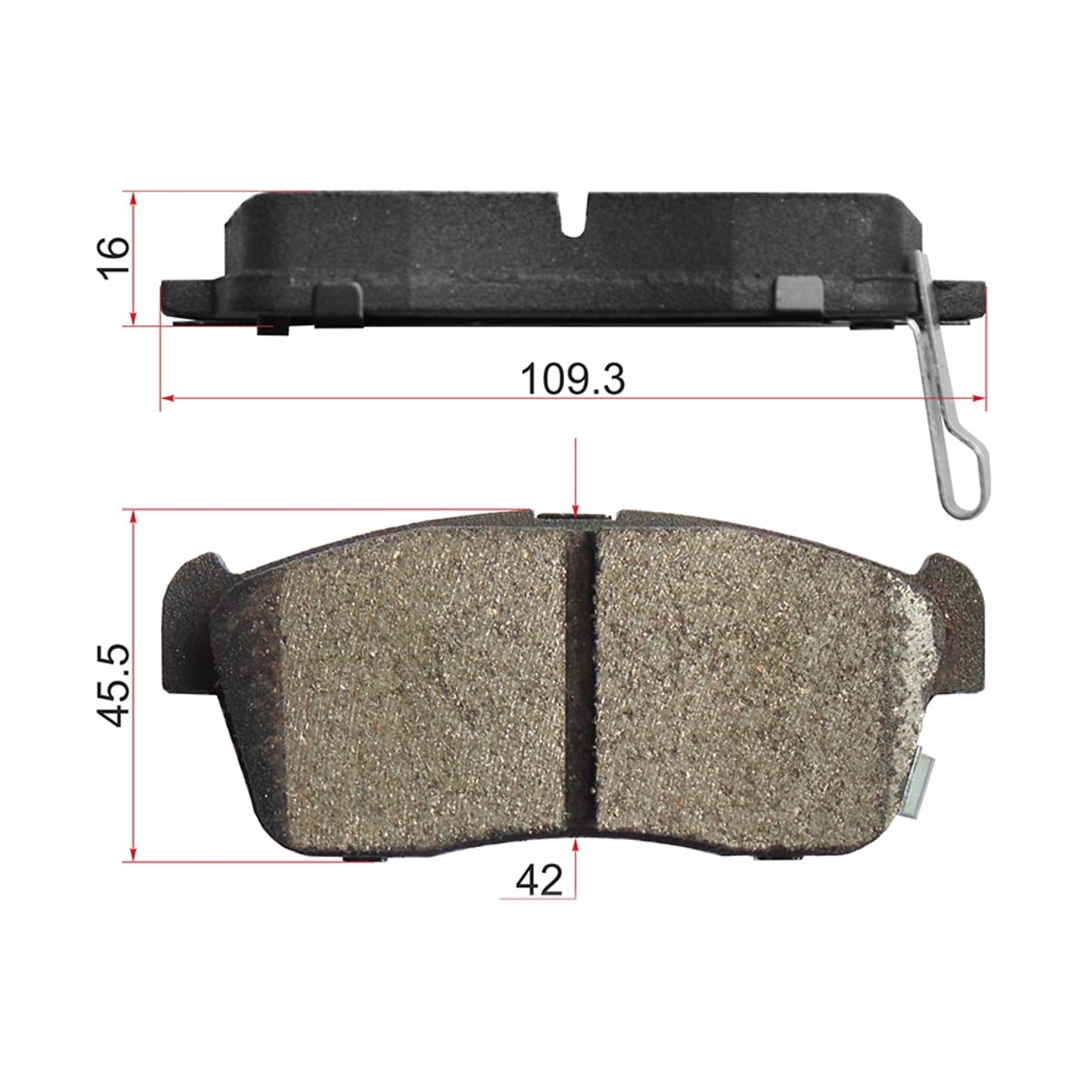 SAT Колодки тормозные (Спереди) Toyota Passo 04-23 / Daihatsu Boon 04-10 ST04465B1010
