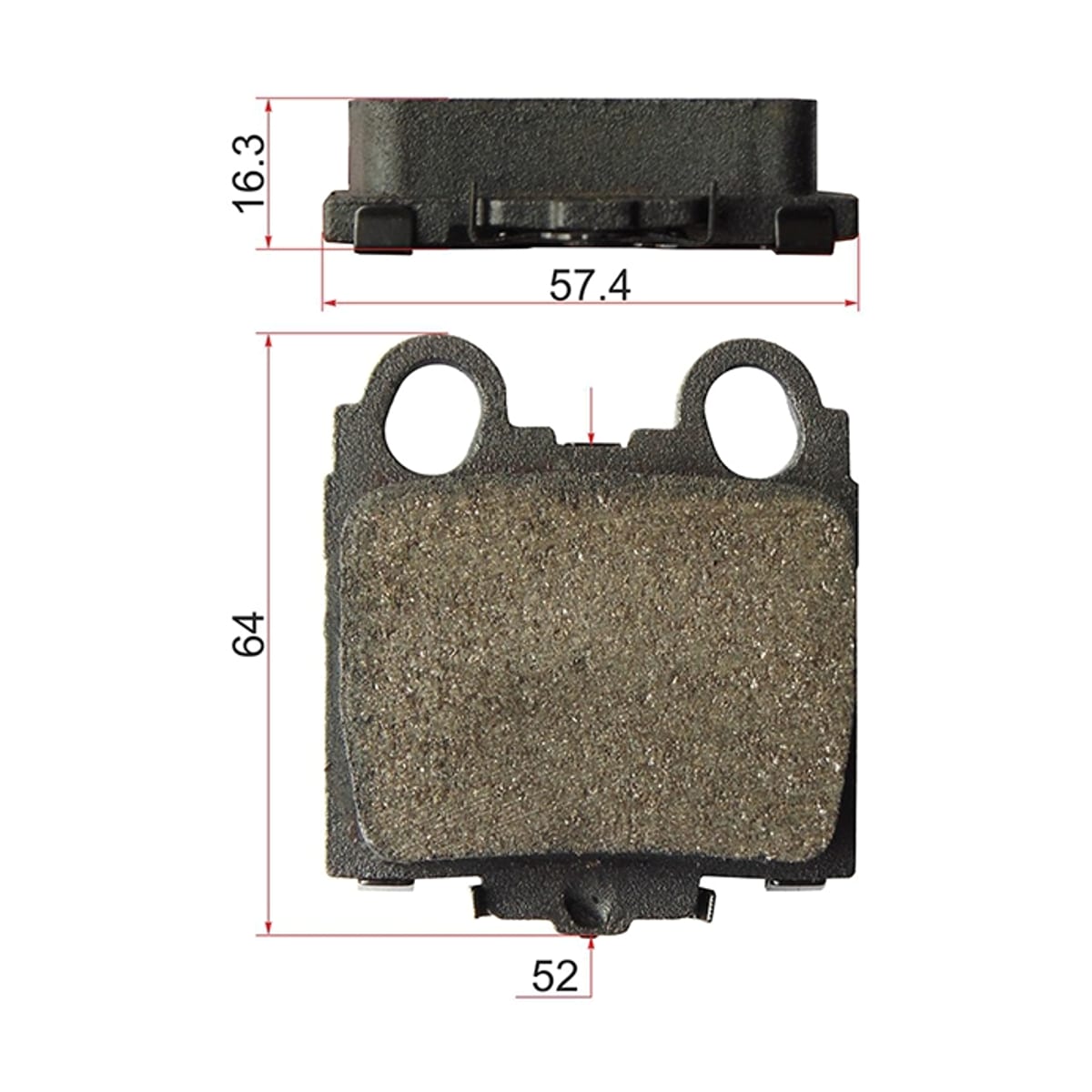 SAT Колодки тормозные (Сзади) Toyota Crown 99-07 / Mark II 00-04