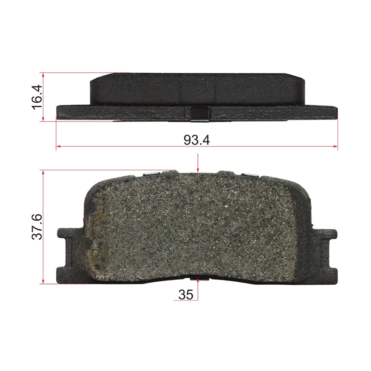 SAT Колодки тормозные (Сзади) Toyota Camry (XV30) 01-06 / Wish 03-17