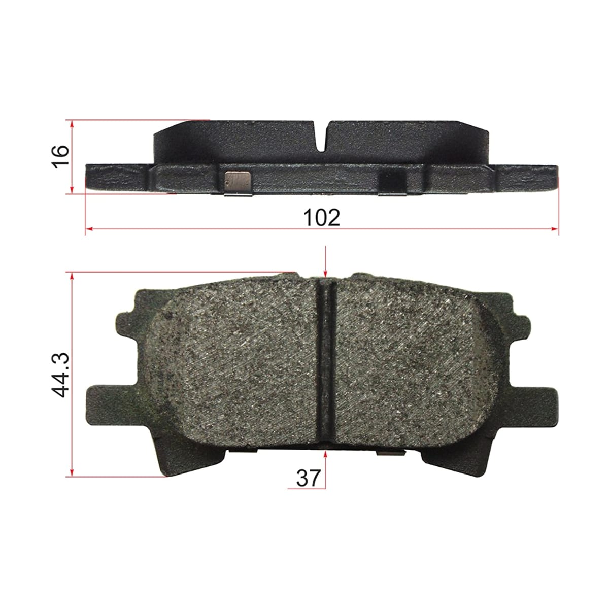 SAT Колодки тормозные (Сзади) Lexus RX 03-09 / Toyota Harrier 03-13