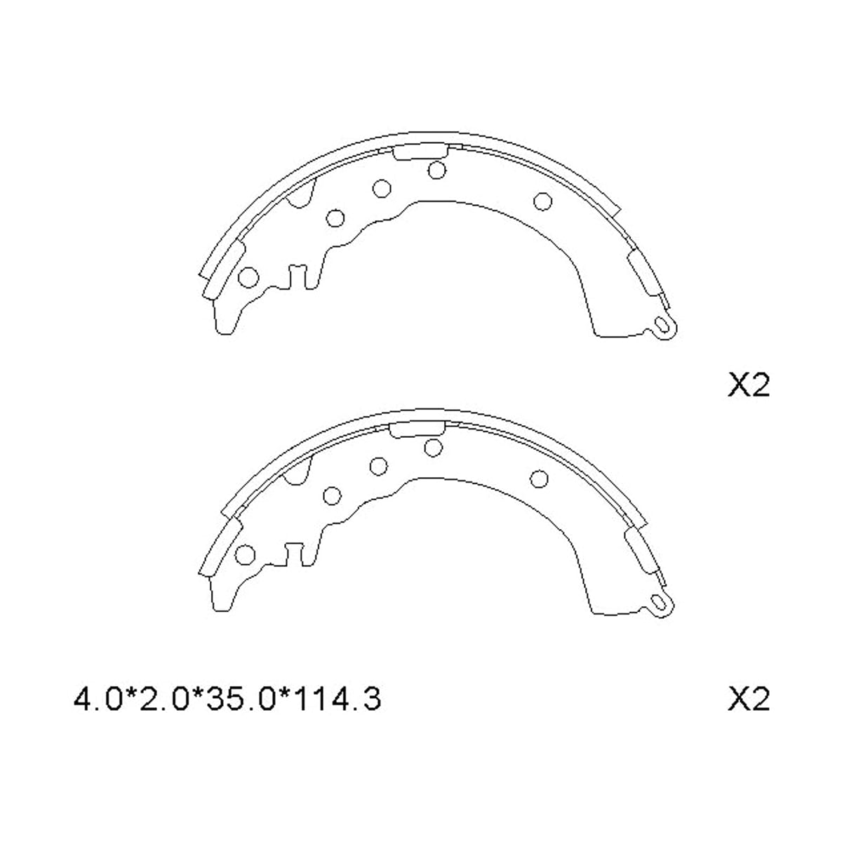 SAT Колодки тормозные барабанные Toyota Caldina (T190,T210) 92-02 / Carina 96-01 ST0449520190