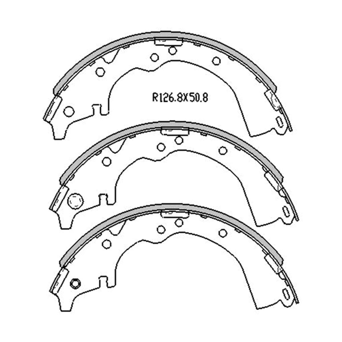 SAT Колодки тормозные барабанные Toyota Crown 83-99 / Hiace 89-98