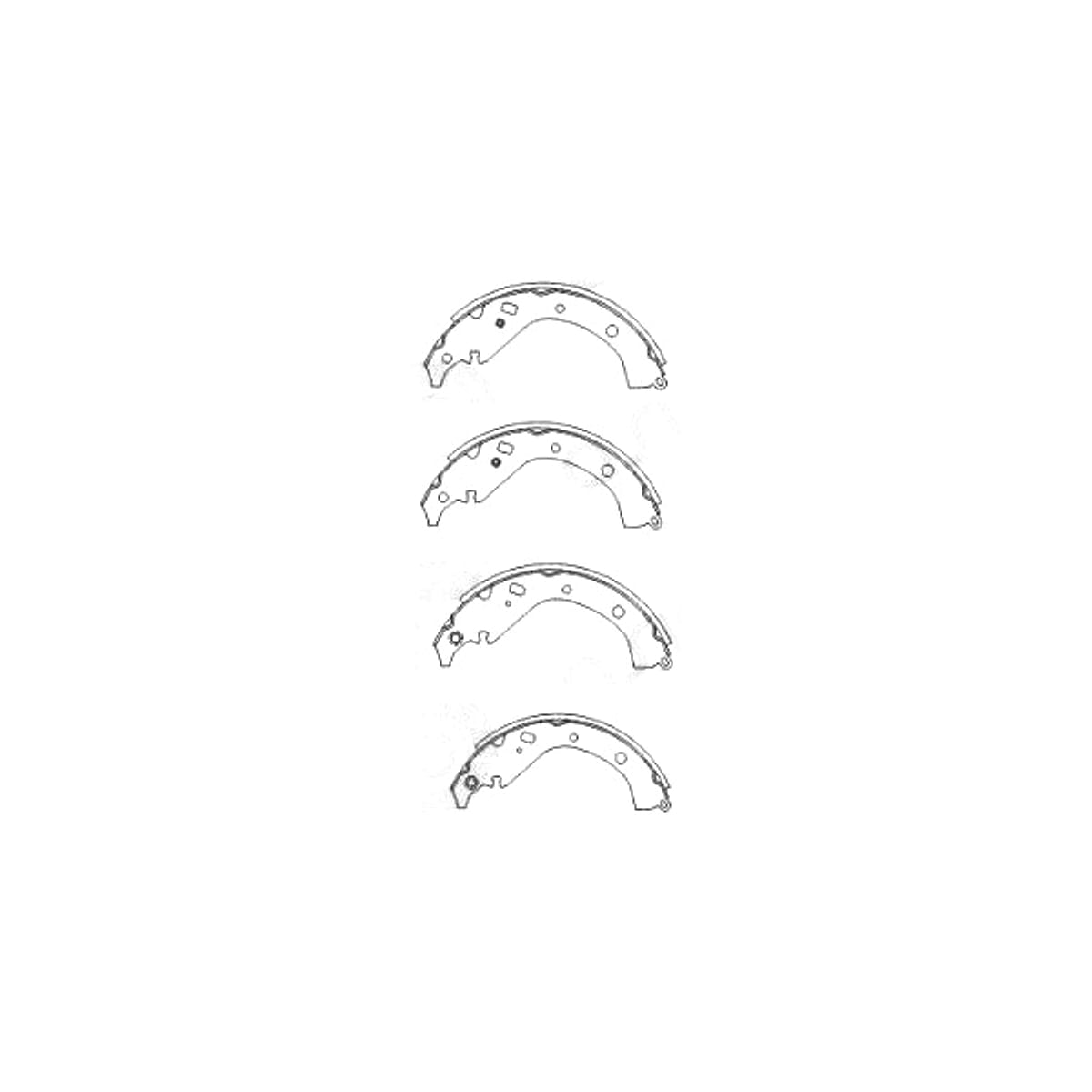 SAT Колодки тормозные барабанные Toyota Allion (T240) 01-07 / Premio 01-07