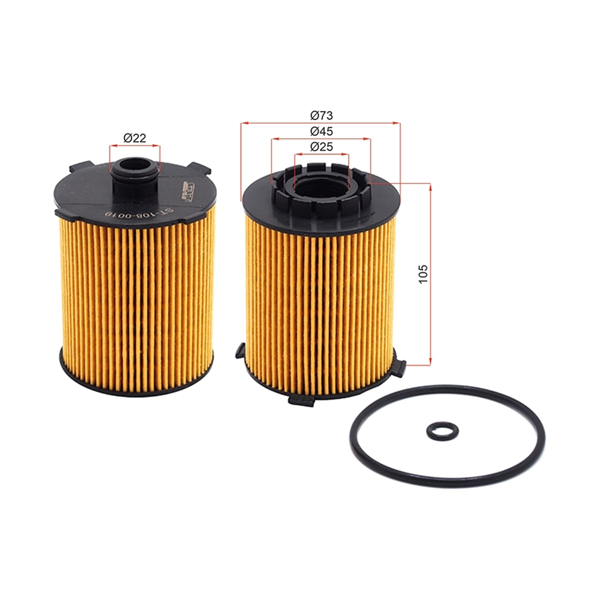 SAT Фильтр масляный Geely Tugella 19- / Volvo S60 10 ST1080019