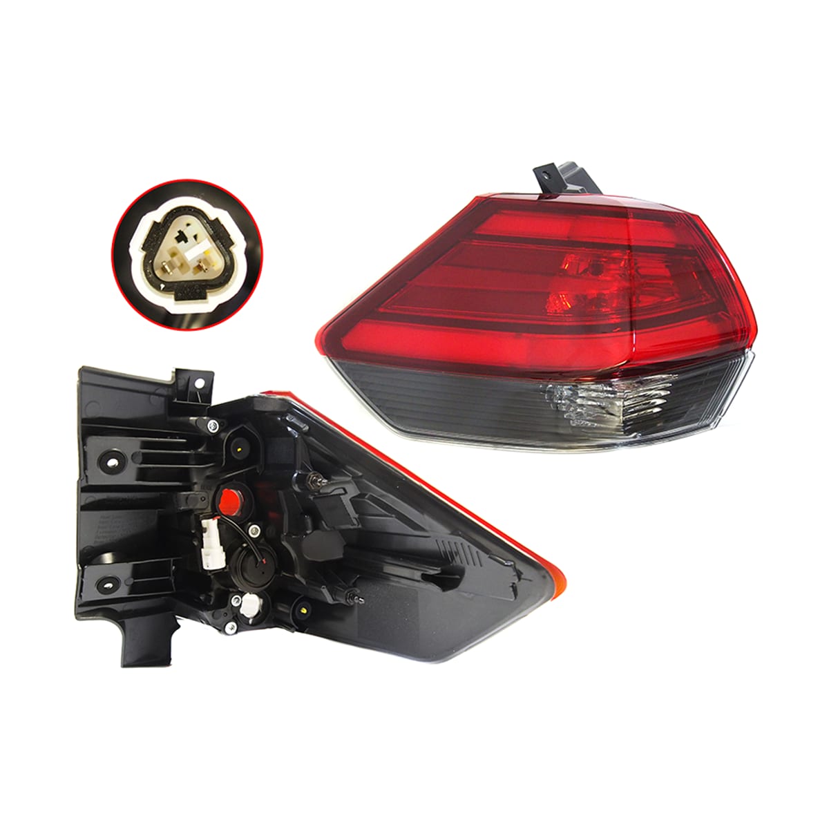 Деталь Фонарь задний Nissan X-Trail 17-22 (Слева) SAT