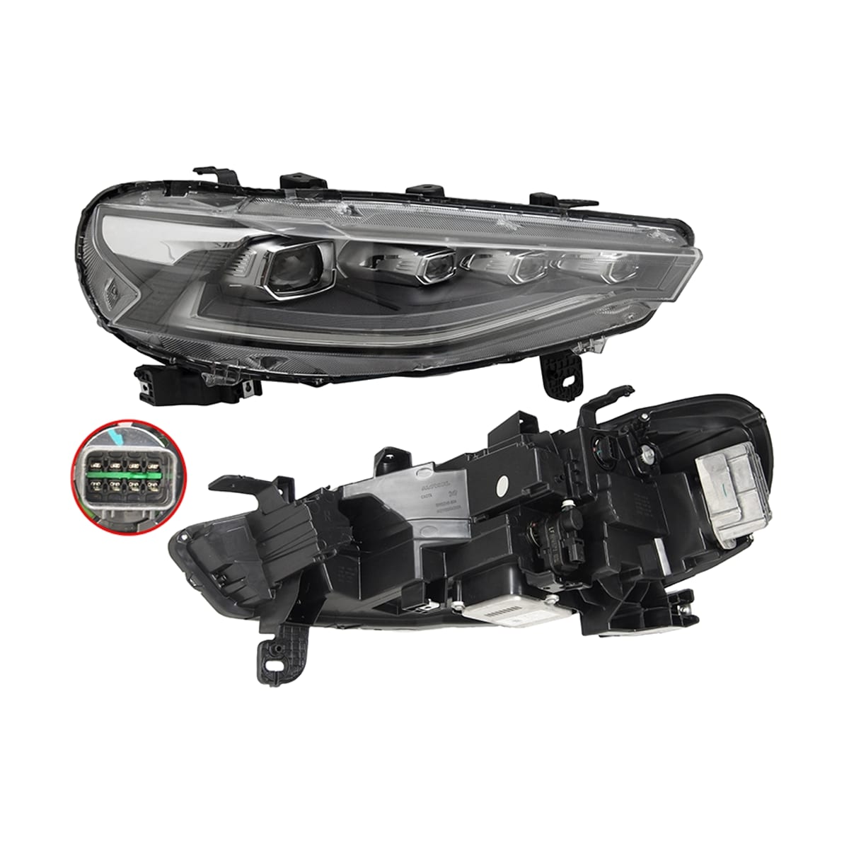 SAT Фара Haval F7 18-24 / F7x 19-24 (Справа/ LED/ ДХО/ С электрокорректором)