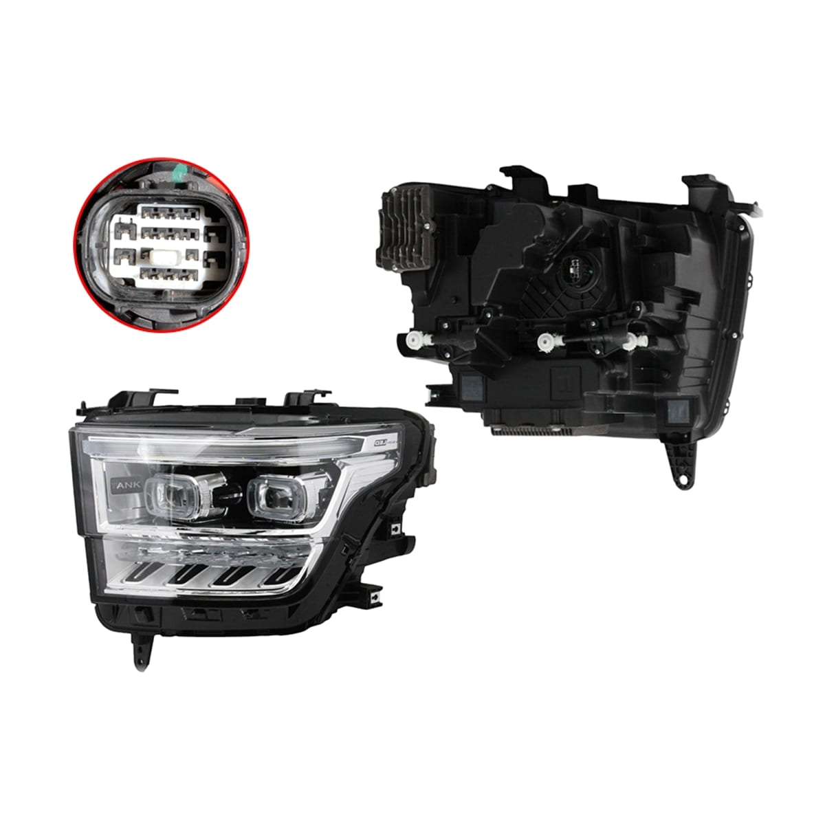 SAT Фара Tank 500 21- (Слева/ LED/ С электрокорректором) ST11TNK500L