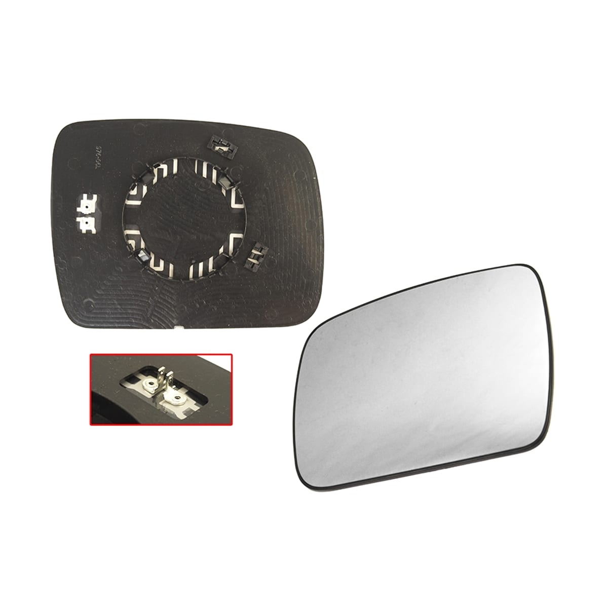 SAT Полотно зеркала Land Rover Discovery 09-13 / Range Rover 09-12 (Слева/ Обогрев/ асферическое)