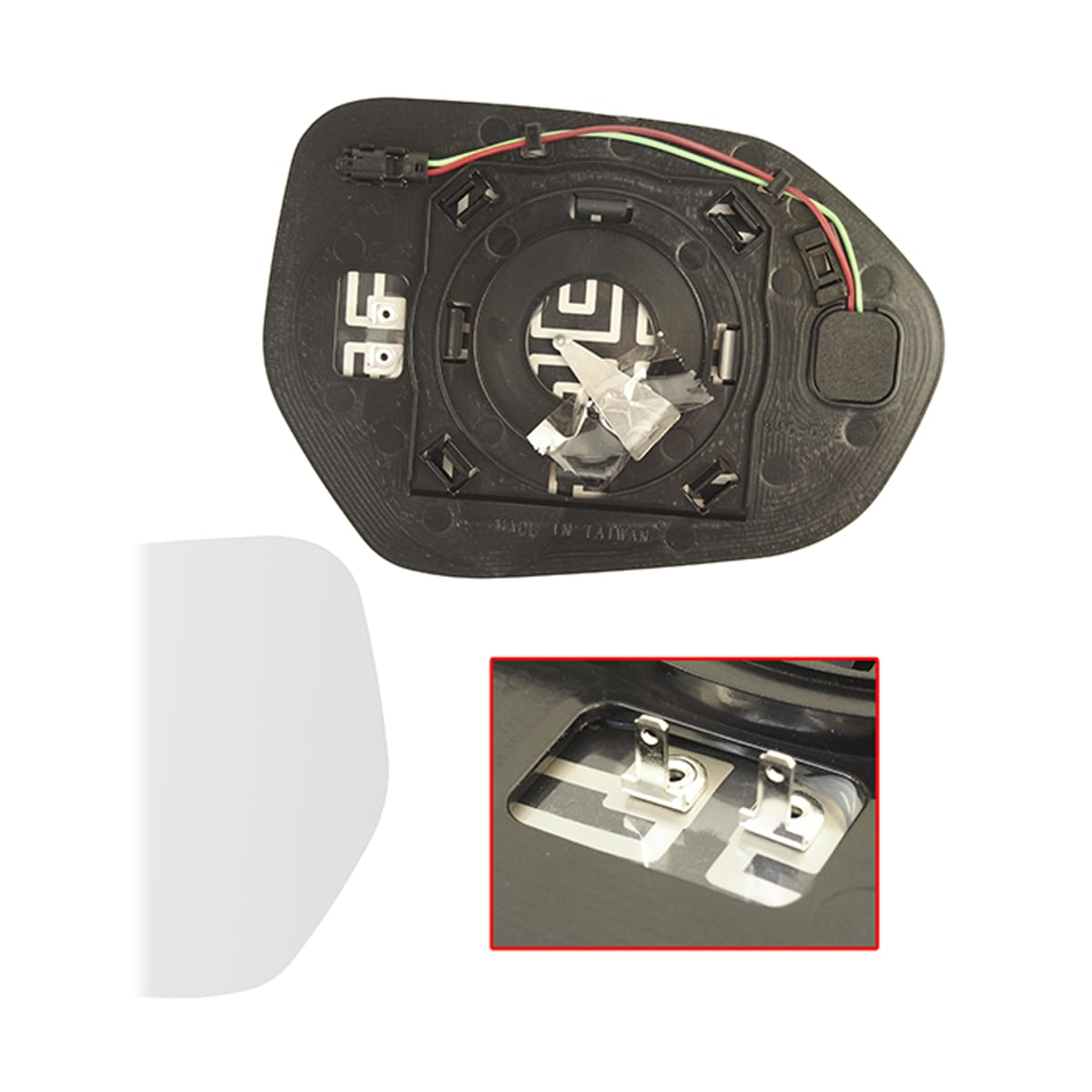 SAT Полотно зеркала Toyota Camry Europe/Russia (XV70) 17-22 (Слева/ Обогрев/ сферическое/ Слепая зона) ST1210105