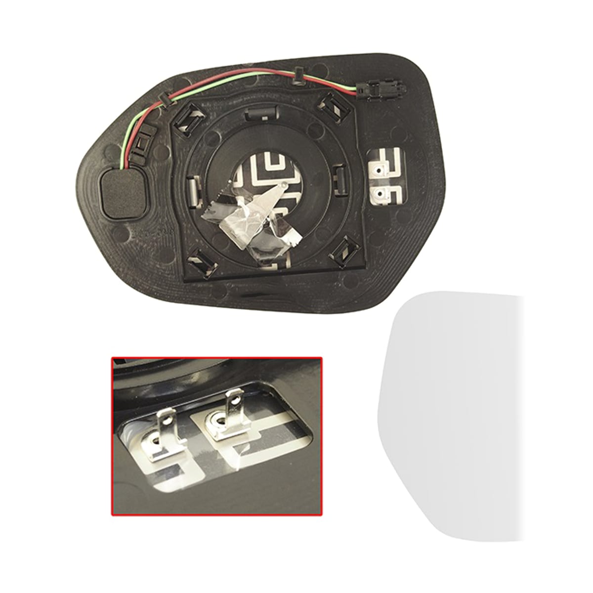 SAT Полотно зеркала Toyota Camry Europe/Russia (XV70) 17-22 (Справа/ Обогрев/ сферическое/ Слепая зона) ST1210106