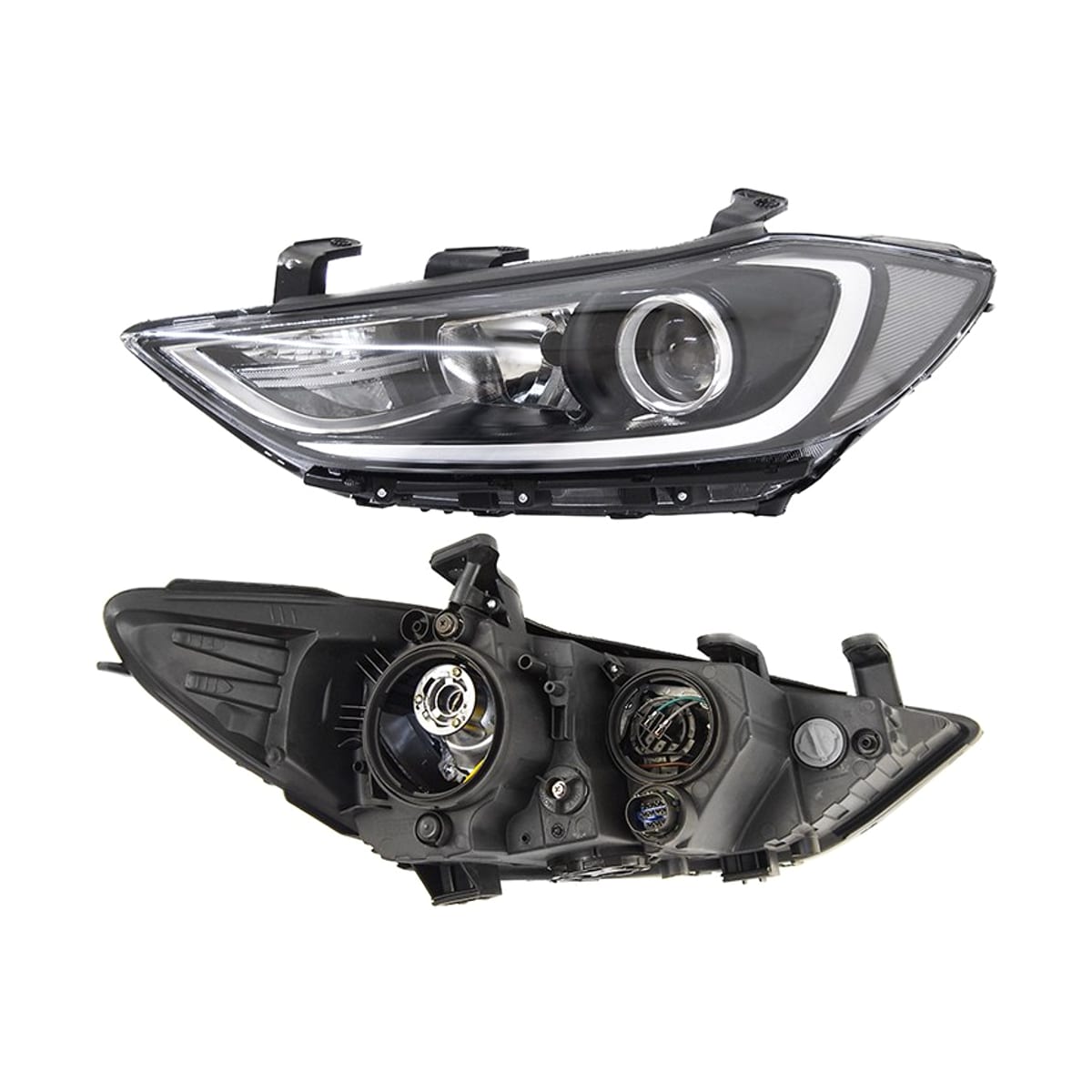 SAT Фара Hyundai Elantra 15-19 (Слева/ Галоген/ под электрокорректор)
