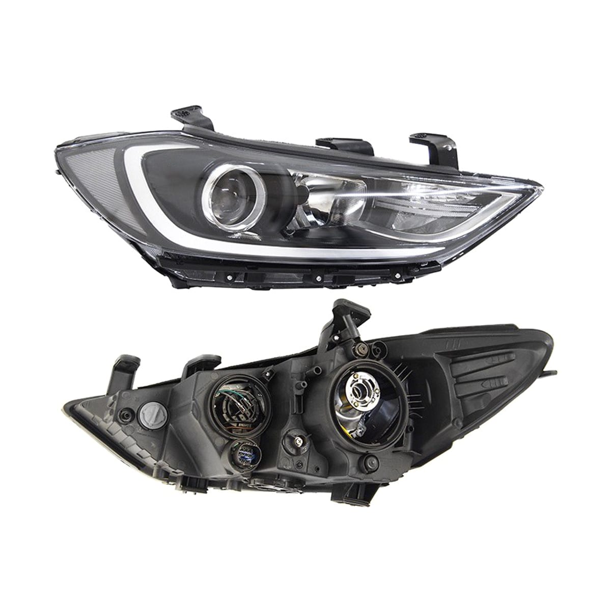 SAT Фара Hyundai Elantra 15-19 (Справа/ Галоген/ под электрокорректор)