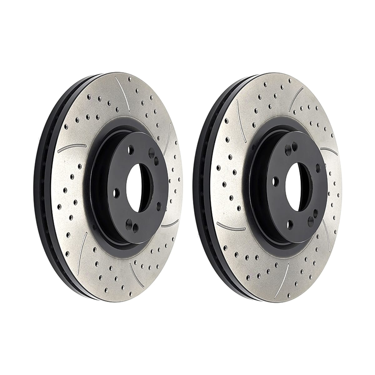 Деталь Диски тормозные комплект Hyundai Santa Fe 00-21 / Kia Sorento 09-21 (Спереди/ Перфорированный) SAT