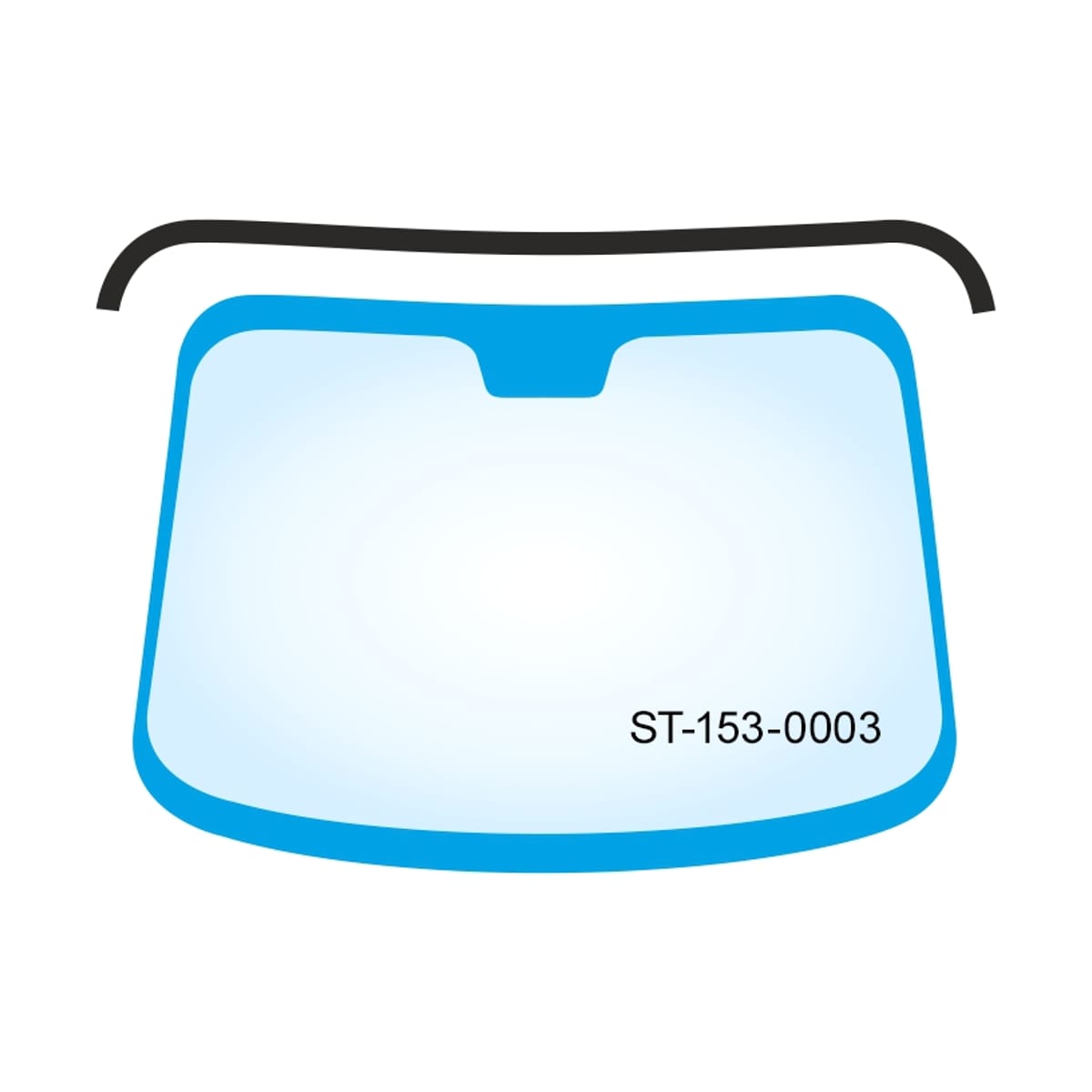 SAT Молдинг лобового стекла (Сверху) Toyota Land Cruiser (J100) 98-07 / Lexus LX 98-07 ST1530003