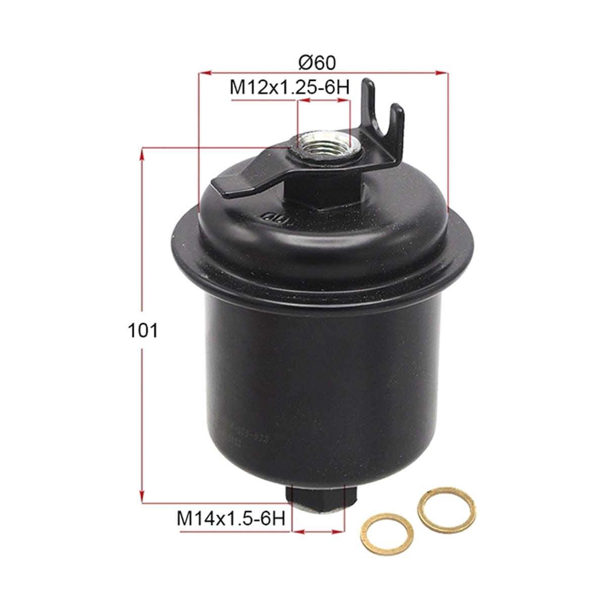 SAT Фильтр топливный Honda Accord 89-94 / Civic 89-00
