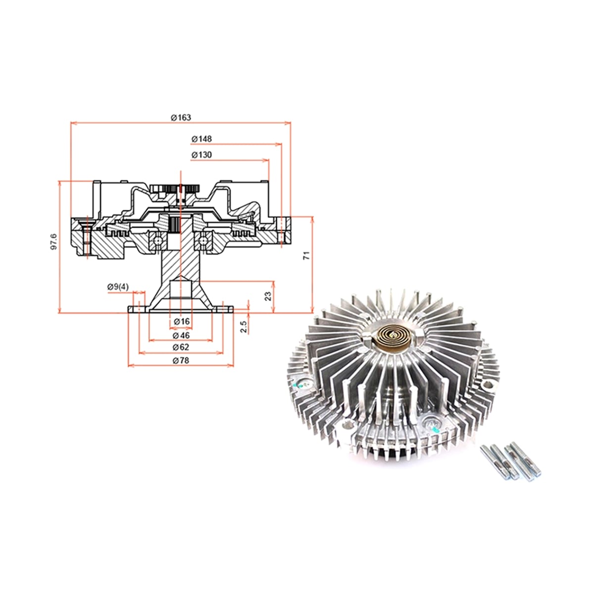 SAT Вискомуфта Toyota Crown 87-07 / Mark II 96-04