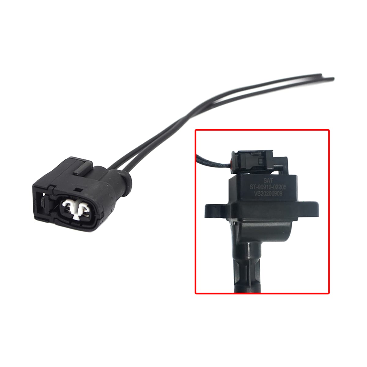 SAT Провода высоковольтные Toyota Crown 87-18 / Land Cruiser Prado 09-20 1AZFSE;1GRFE;1KDFTV;1TRFE;1ZZFE;2GRFSE;2GRFXE;2KDFTV;2TRFE;2ZRFAE;3ZRFAE;4GRFSE