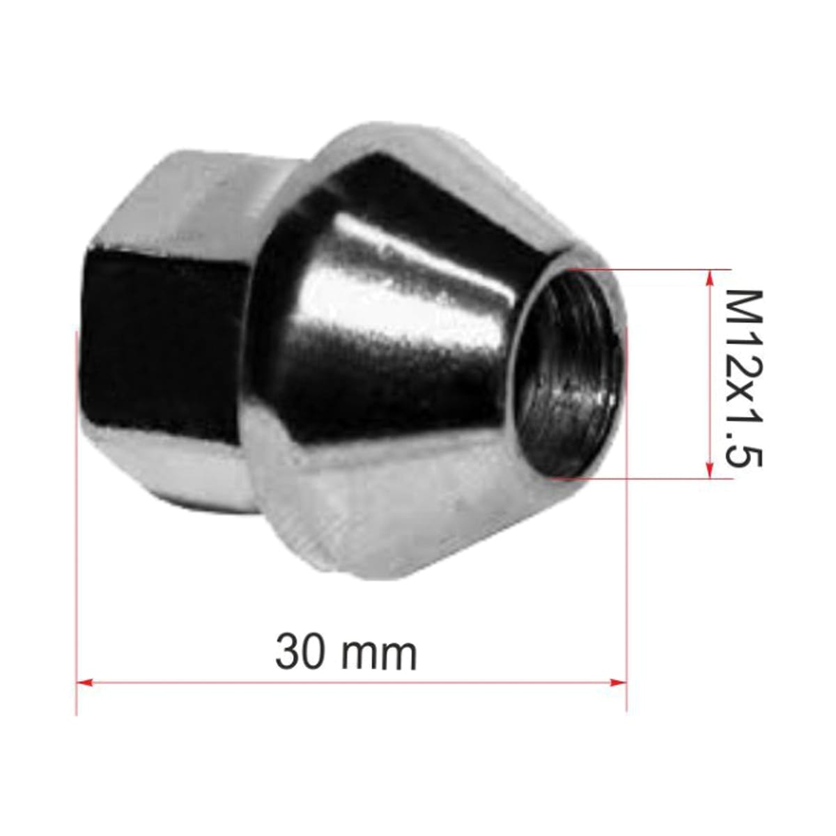 SAT Гайка колесная Ford Fiesta 02-08 / Focus 04-11 (19,00) ST1678260