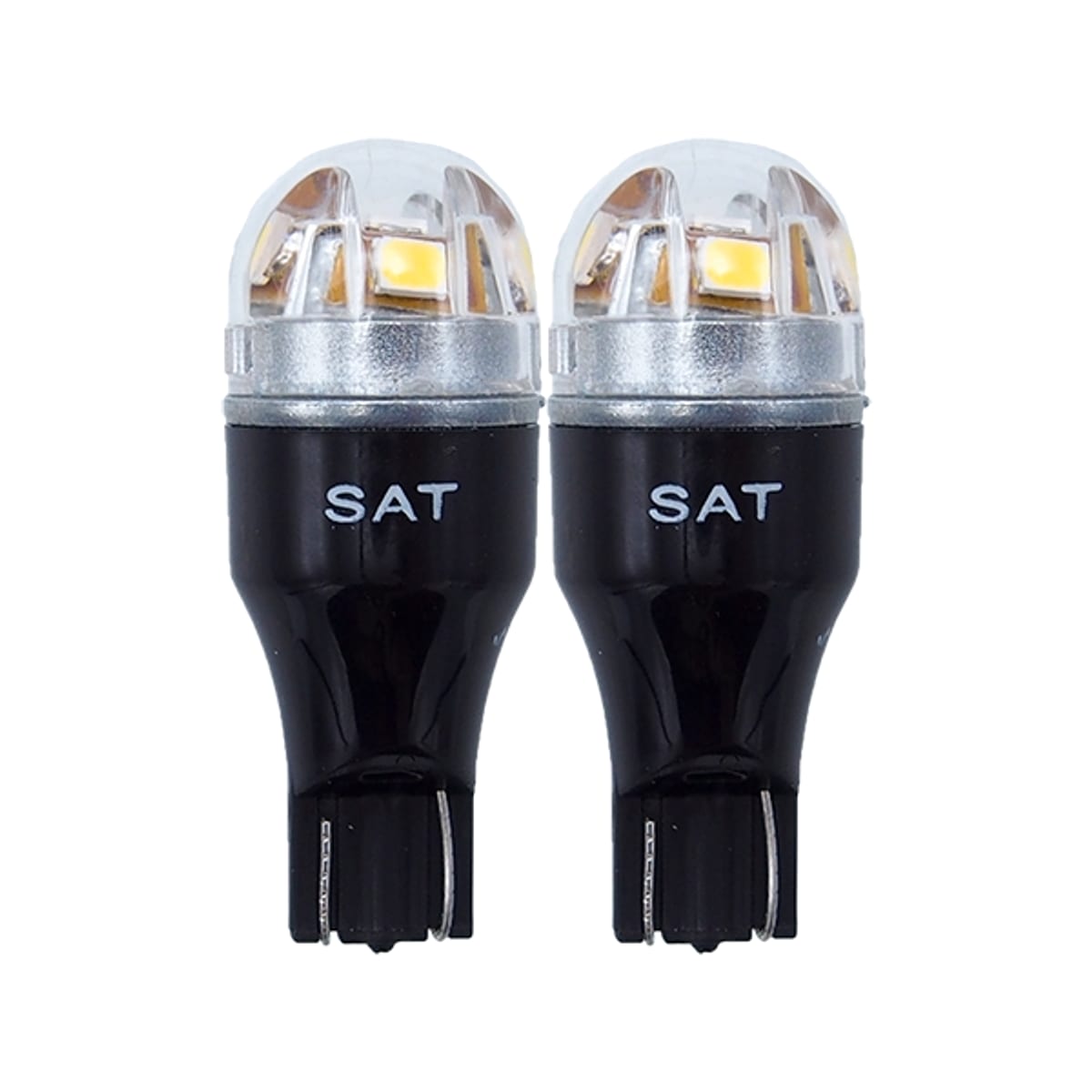 SAT Лампа (W16W T16/ LED/ Комплект/ 12В 1.4Вт 150Лм Canbus Белая)