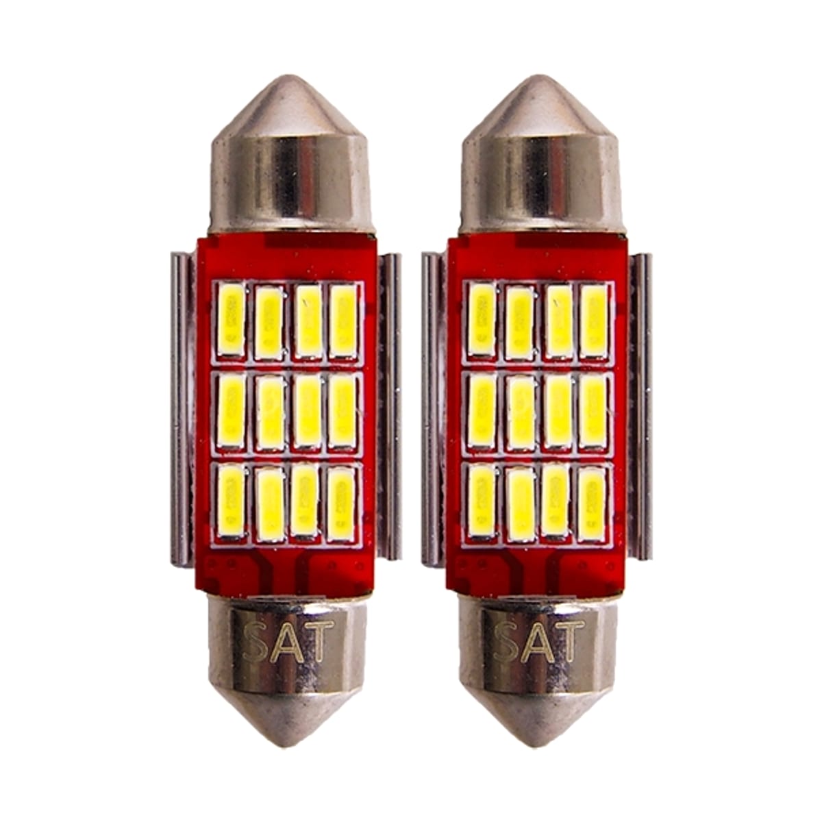 SAT Лампа (C5W/ LED/ Комплект/ 12В 1.6Вт 50Лм Canbus (9x36мм))