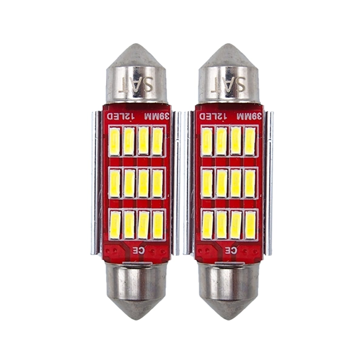 Деталь Лампа (C5W/ LED/ Комплект/ 12В 1.6Вт 50Лм Canbus (9x39мм)) SAT