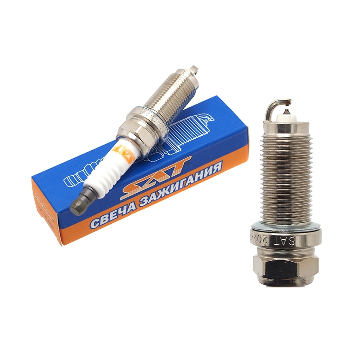 SAT Свеча зажигания Toyota Land Cruiser (J200) 12-15 / Land Cruiser Prado 02-20 (2TRFE/1GRFE/2GRFE/1URFE/3URFE/VQ35DE/VK56DE)