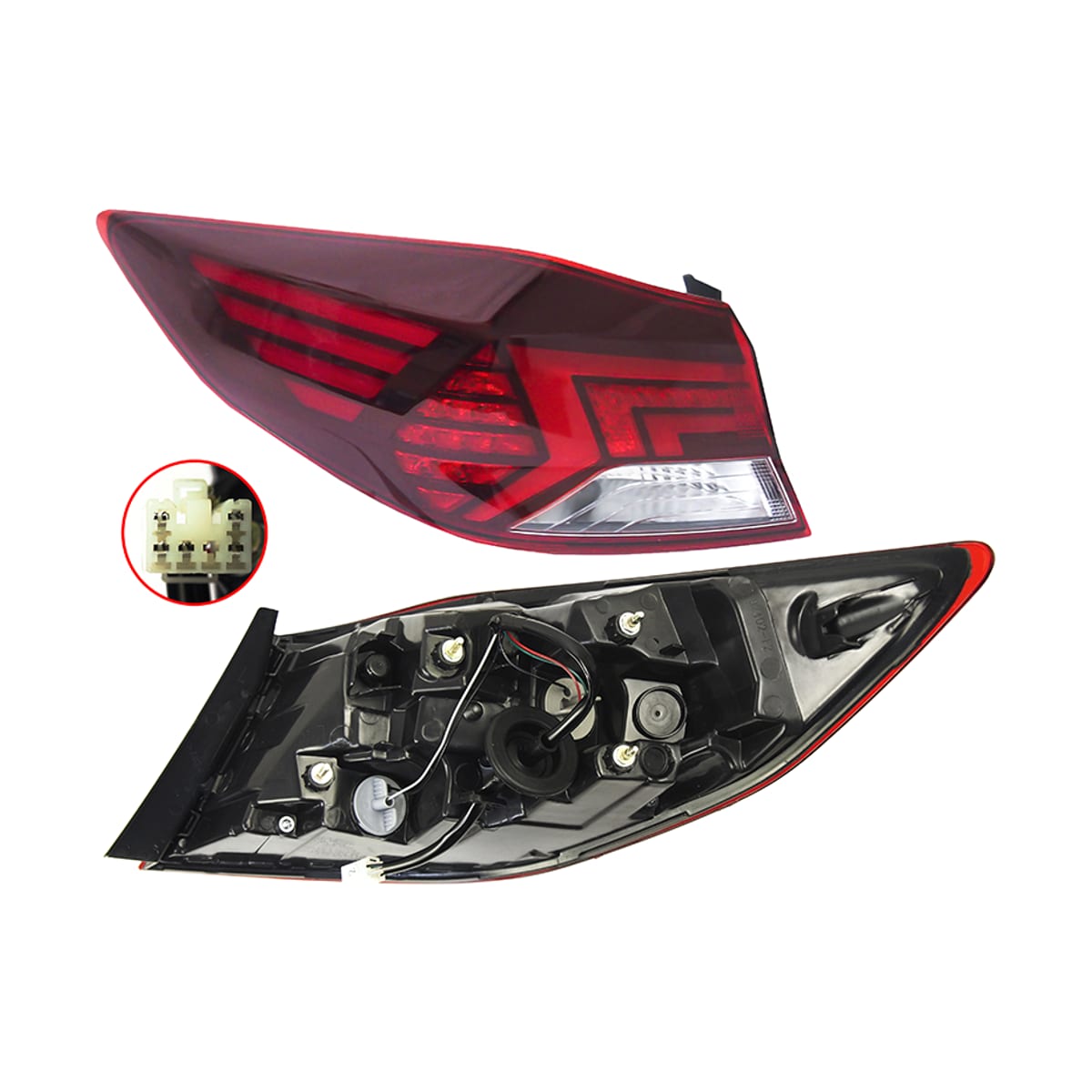 SAT Фонарь задний Hyundai Elantra 18-20 (Слева/ LED) ST180018