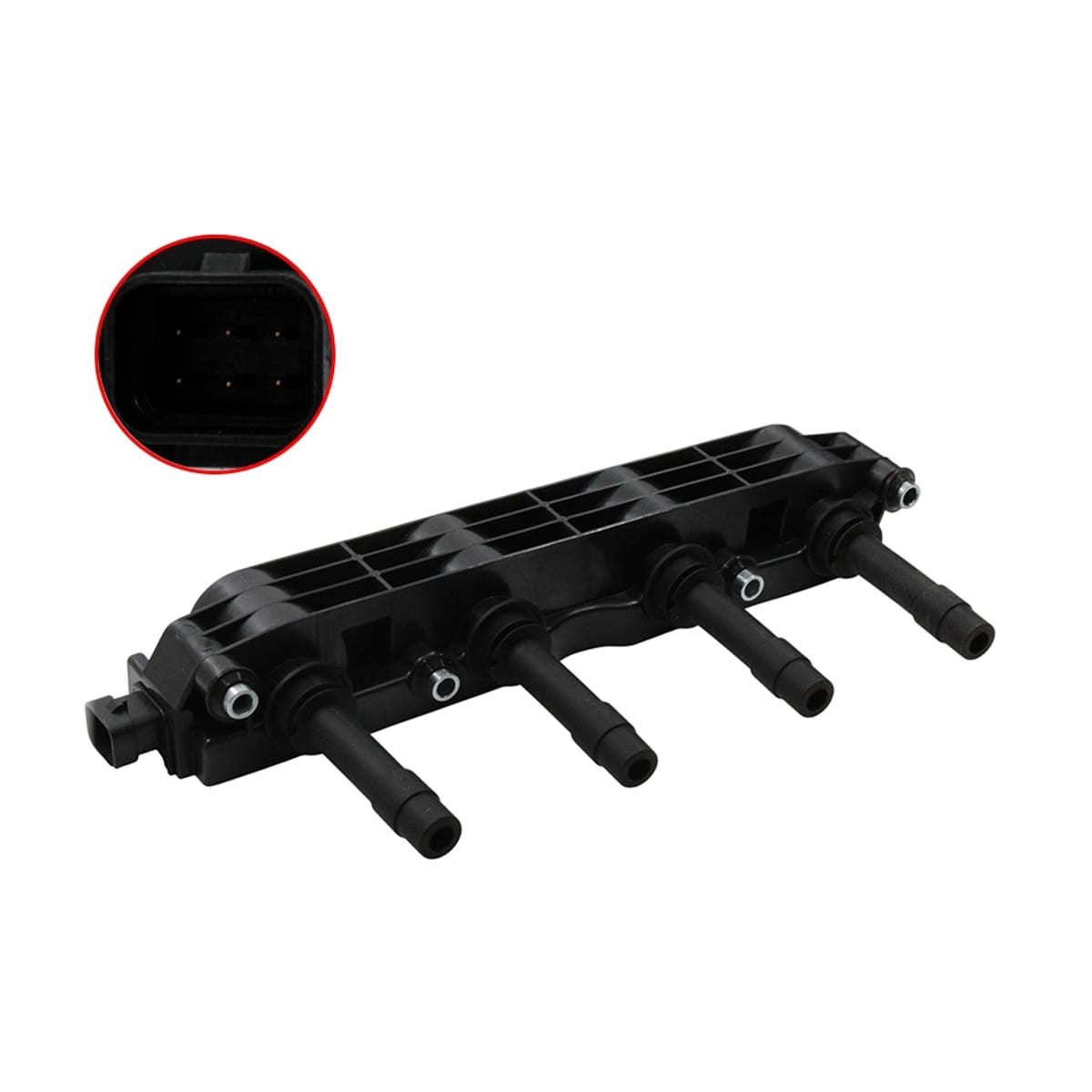 SAT Катушка зажигания Opel Astra 91-09 / Corsa 93-06 C16SEL;X14XE;X16SZR;X16XEL;Y16XE;Z14XE;Z16XE;Z16XEP;Z16YNG (Модуль)