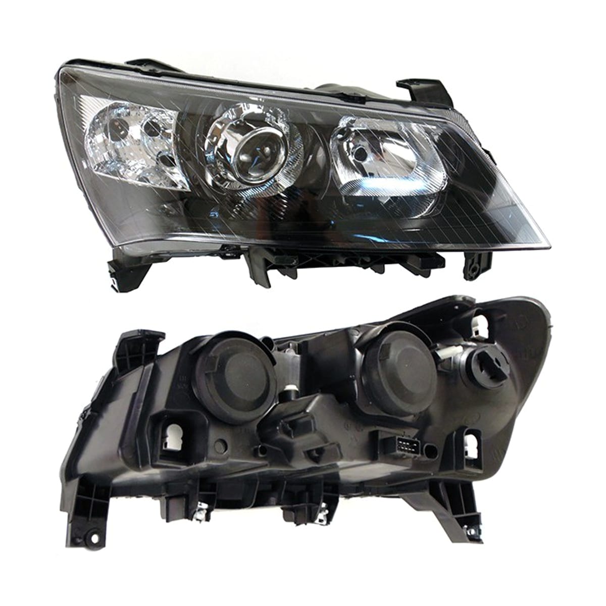 SAT Фара Geely Emgrand EC7 09-17 (Справа/ Галоген/ С электрокорректором/ 4D SED/ Чёрная)
