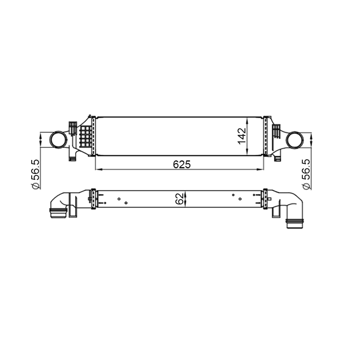 SAT Интеркулер Mercedes-Benz A-Class 12-18 / B-Class 11-18