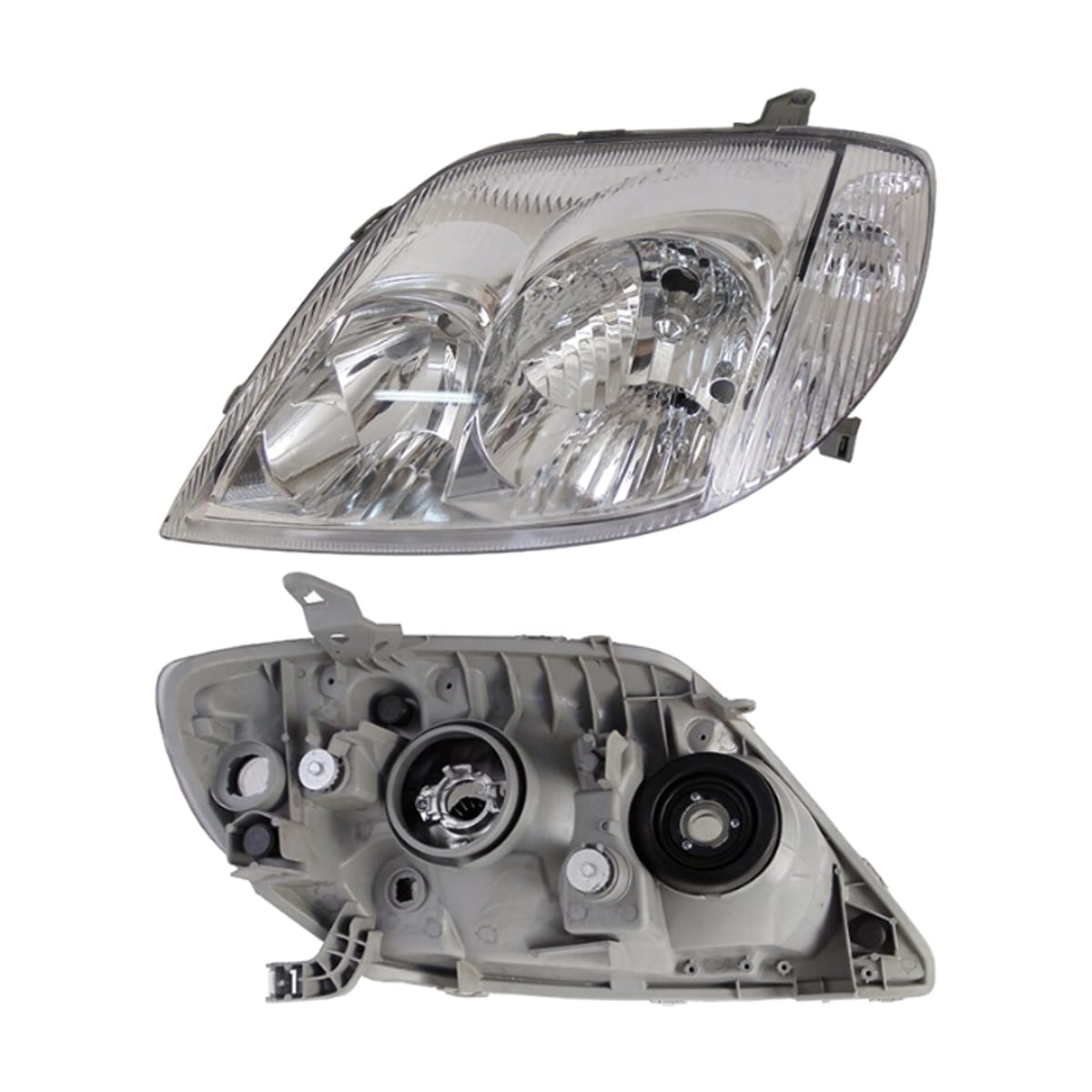 SAT Фара Toyota Corolla (E120) 02-07 / Corolla Fielder 02-04 (Слева/ Галоген/ С электрокорректором)