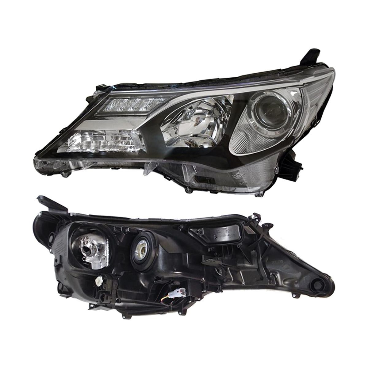 SAT Фара Toyota RAV4 (XA40) 12-15 (Слева/ Ксенон/Галоген/ С электрокорректором)