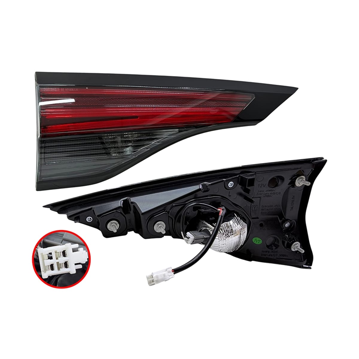 SAT Фонарь в крышку багажника Toyota Sienna 20- (Слева/ LED/Галоген/ SE/XSE)